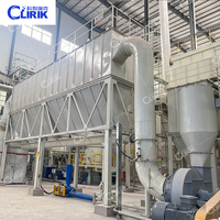 Broyeur vertical Clirik pour barite 200-1200 Mesh 2-12t/h Ligne de production de remplissage chimique
