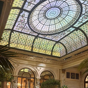 Dôme en vitrail massif personnalisé directement de l'usine pour la décoration de plafond, de toit et de skyline, éclairage pour hôtel/villa - Product Image 4