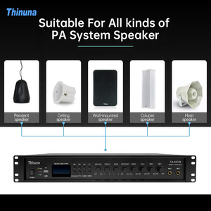 Amplificatore di Potenza a Tensione Fissa Combinato Thinuna TA-80D II 80 Watt con Mixer Audio USB e Sintonizzatore - Product Image 3