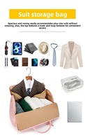 Bolsa de Viaje Convertible 2 en 1 de Cuero PU con Compartimento para Zapatos y Múltiples Bolsillos para Viajes de Negocios, Fin de Semana, Gimnasio y Estadías Cortas