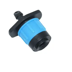 Blue Adjustable Irrigation Dripper 1/4 Inch 360 Degree Micro Drip Irrigation Sprinklers For Home Garden