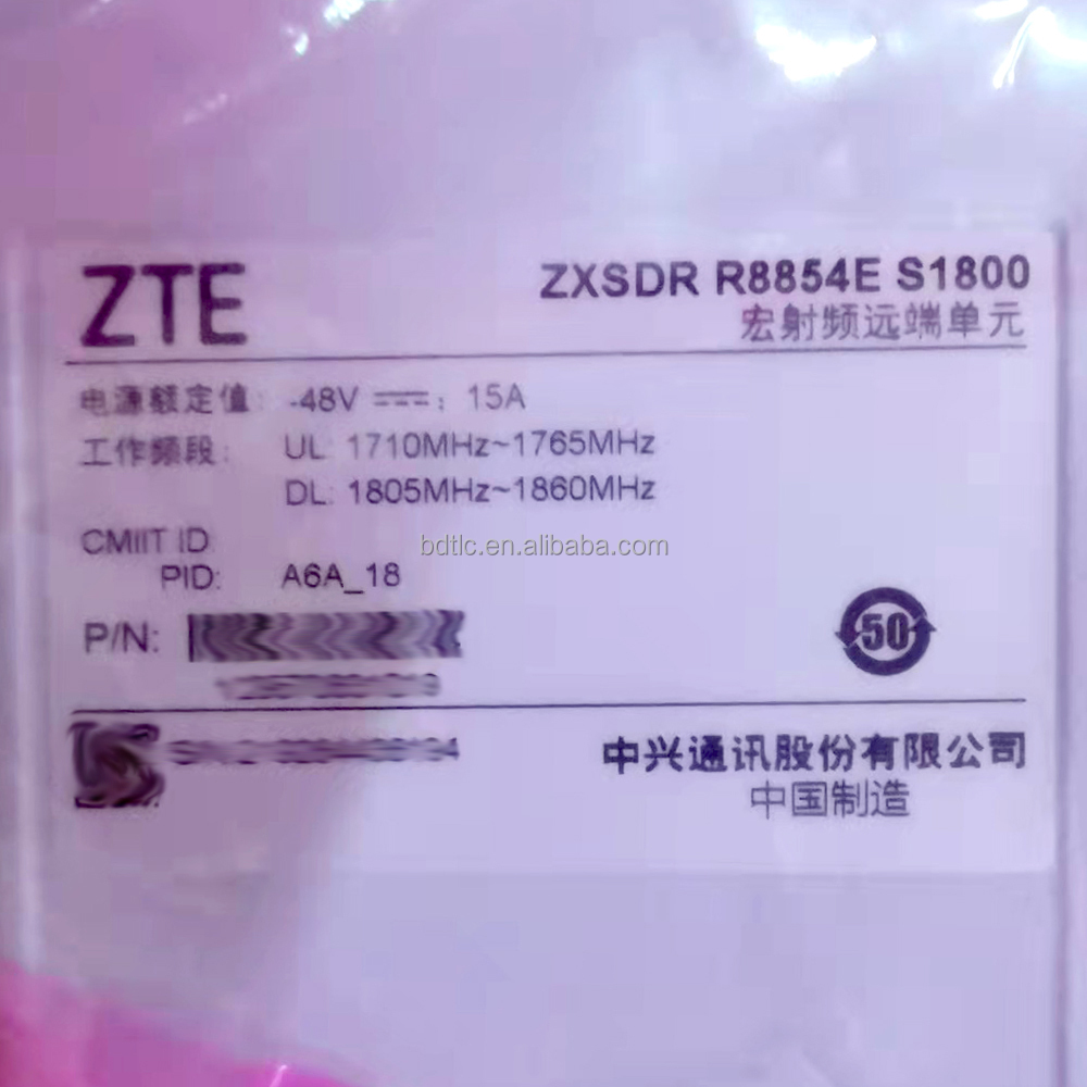 ZTE ZXSDR R8854E S1800 DC TD-LTE ZTE RRU8854E for GSM/LTE ZTE ZXSDR R8854E S1800 DC TD-LTE ZTE RRU8854E for GSM/LTE