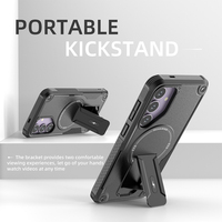 Coque de téléphone robuste antichoc pour Samsung Galaxy S25 Plus/S24 Plus avec béquille et fonction de charge