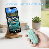 Télécommande multifonction pour smartphone pour TikTok, YouTube, Instagram, défilement, passage de page d'e-book, contrôle de la caméra, de la vidéo, de la musique et Bluetooth