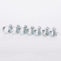 Colliers de serrage miniatures réglables de qualité supérieure en fer galvanisé pour tuyaux de 11-13 mm