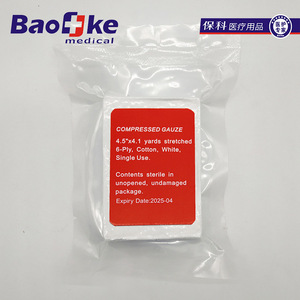 Hoshina Medical Gauze Pads <b>Compressed</b> 6 Layers White Non-Woven Fabric First Aid Bandage Disposable Wound Care - Product Image 5