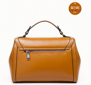 New High Quality Genuine Leather Women Handbag Large Capacity Women Crossbody Bags Vintage Shoulder Bag Designer Brand <b>Tote</b> Bags - Product Image 2