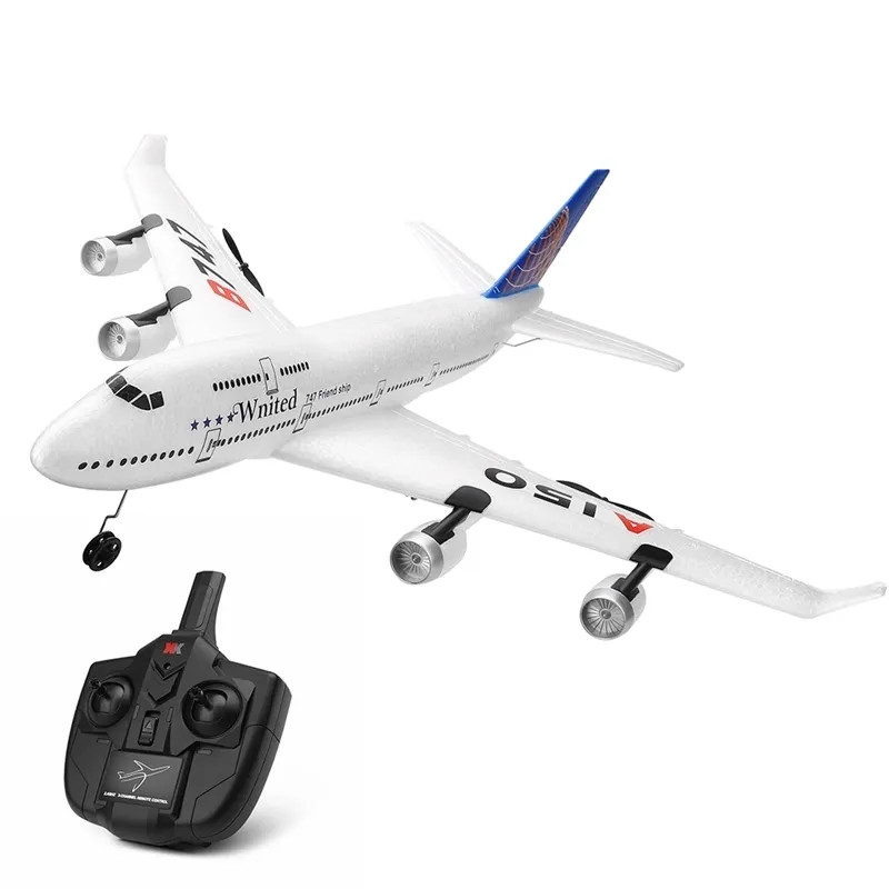 P707 Avión RC De 3 Canales Para Adultos – Ala Fija Con Estabilización 6G, 2 Baterías Y Motor 720, Ideal Para Principiantes (RTF)