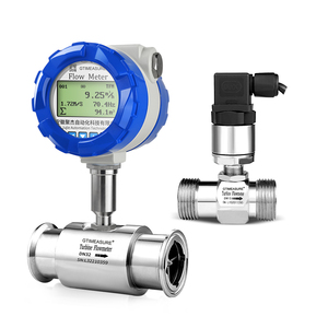 Pengukur aliran 2 3 inci 4-20mA denyut nadi RS485 MODBUS Display turbin Flowmeter aliran bahan bakar Diesel - Product Image 1