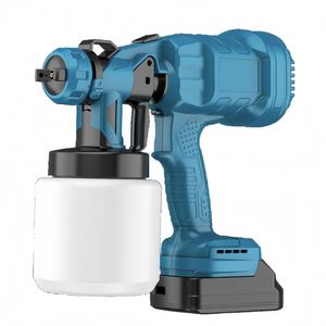 Portable DIY Lithium Ion Spray Paint <b>Gun</b> 18kPa Household Industrial Use 220V Brushless Motor <b>Battery</b> Powered - Product Image 1