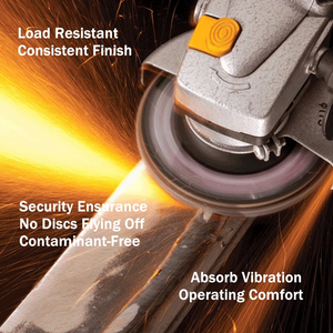 Spese di magazzino locali in 24 ore USA 10 pezzi da 4,5 pollici disco con aletta in ossido di alluminio da 40 120 smerigliatrice smerigliatrice - Product Image 6