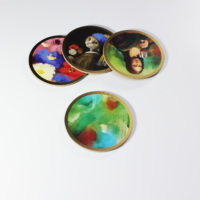 Sous-verres carrés en bois épais personnalisables de haute qualité, écologiques et durables, vierges pour sublimation, pour café et boissons, sur mesure