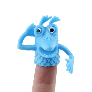 Venta al por mayor lindo <span class=keywords><strong>monstruo</strong></span> marioneta <span class=keywords><strong>de</strong></span> dedo cuna juguetes contar historia para niños barato Animal mano muñeca cuentos para dormir Accesorios - Product Image 5