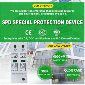 Protetor contra Surto Solar YUNDUND 230V <span class=keywords><strong>DC</strong></span> 2P T1 para Sistema de Energia - Product Image 2
