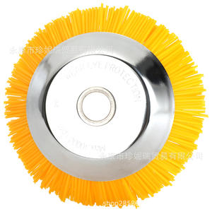Brosse en nylon Zhen NIRUI de 8 pouces pour la réparation des débroussailleuses électriques, outil de coupe de filaments, fonctionnement manuel - Product Image 1