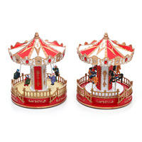 Nouvelle boîte à musique lumineuse de Noël avec décorations Trojanswing, cadeau