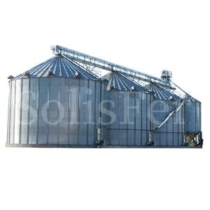 Silo de fondo plano galvanizado por inmersión en caliente 5000T Capacidad Silo de acero de nueva condición para almacenamiento de granos para construcción de granjas - Product Image 6