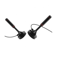 28DBI Sintonizador VHF UHF DVB-T Antena de TV digital para interiores/exteriores 75ohm Canales gratuitos Impermeable 10-50 millas de alcance Comunicación