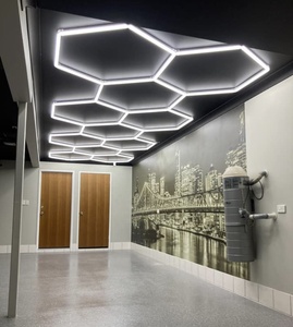 Arlott luce LED impermeabile auto dettagli officina a nido d'ape luci esagonali per autolavaggio Garage - Product Image 5