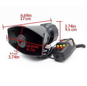 <span class=keywords><strong>Speaker</strong></span> keras Mobil Universal 12V, 7 nada ABS klakson megafon kendaraan & Aksesori Sepeda Motor - Product Image 5