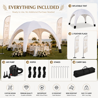 CATC Individuelles Logo Aufblasbares Event-Zelt Wasserdichtes Outdoor-Hochzeitszelt Garten-Party Ausstellungs-Spider-X-Zelt Modell WT-01 CE