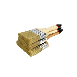 Pinceau à poils avec manche en bois, pinceau plat en fibre synthétique personnalisé pour la peinture, 3000 pièces, manche en bois, 1 pouce - 4 pouces - Product Image 5