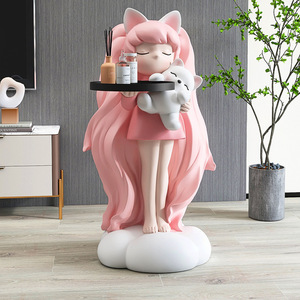 Factory Big Girl Living Room Floor Decoration Modern Home <strong>Accessories</strong> Living Room <strong>Bedroom</strong> Porch Sculpture Housewarming Gift - Product Image 3