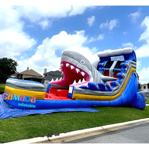 Nhà Máy Giá ngoài trời trượt nước <span class=keywords><strong>Inflatable</strong></span> với bouncy nhà trượt nước <span class=keywords><strong>Inflatable</strong></span> nhà trả lại <span class=keywords><strong>Inflatable</strong></span> cho mùa hè bên - Product Image 4