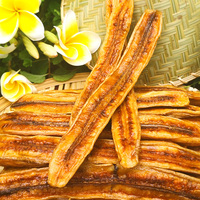 Zachte gekonfijte bananen, zwavelvrij, kauwbare gedroogde bananenfruit snack voor supermarkt, cadeauverpakking, bakkerij, groothandel