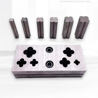 6pcs Stainless Steel Four Leaf Clover Jewelry Making Loupes & Magnifiers Tool Set for Earring Necklace Ring Making