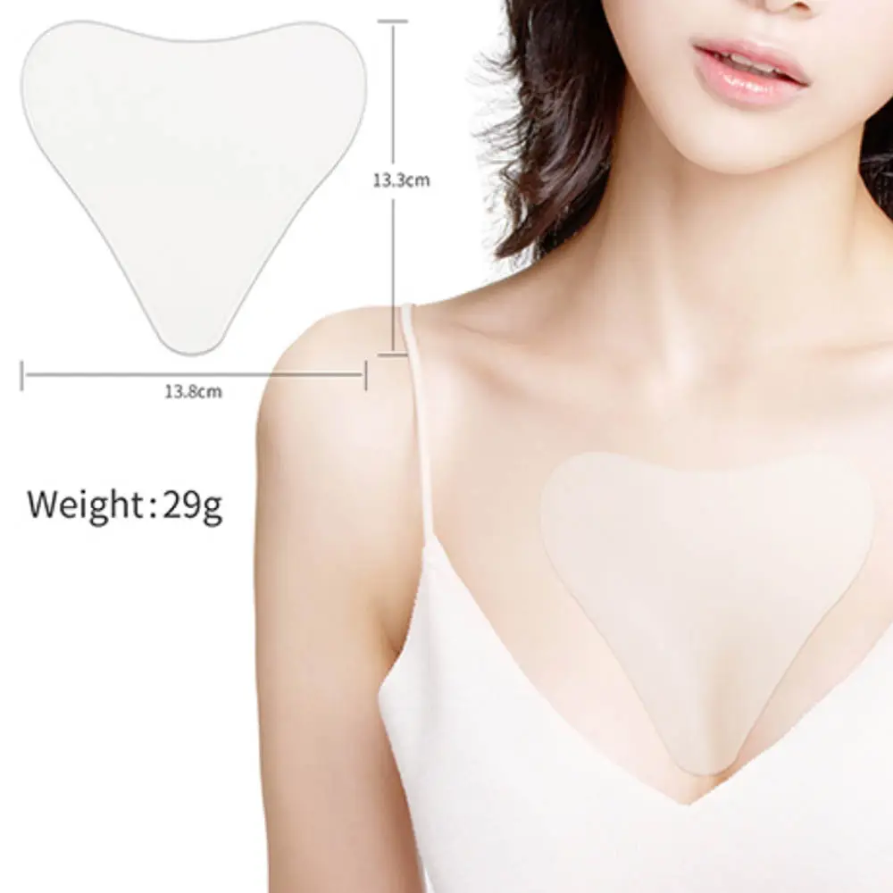 Heart Shaped Overnight Wrinkle Remover Treatment Anti-Wrinkles Patch, Reusable Anti-Aging Chest Sticker