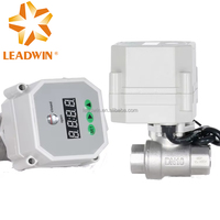 Actionneur électrique automatique miniature pour l'eau, en acier inoxydable 304, 2 voies, 12 volts, DN20 3/4'', certifié CE, fabrication chinoise