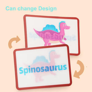 Carte d'apprentissage personnalisée 2 images Flip Funny Lenticular 3d Picture Children Carte lenticulaire 3D - Product Image 3