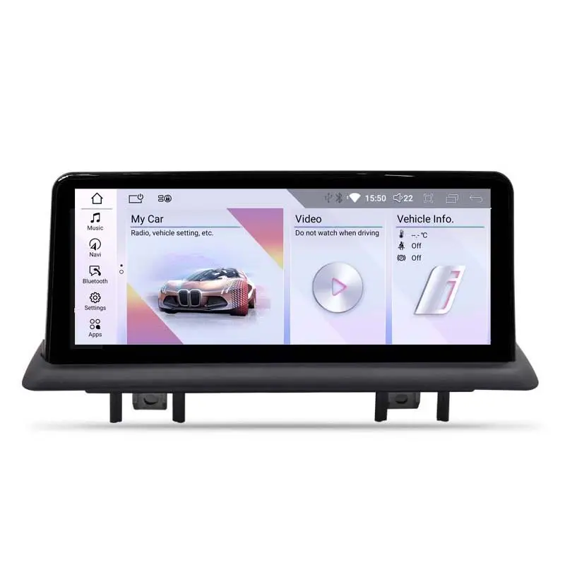 10.25 Inch 8 Core 4G Android 12 Groot Scherm Carplay Navigatie Gps Auto Video Autoradio Voor Bmw 1 Serie E87 Accessoris