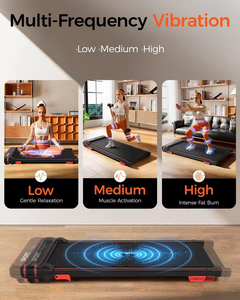 3-in-1 Under Desk Treadmill <strong>Walking</strong> Vibration <strong>Pad</strong> with Remote Control-Quiet Compact Portable Exercise Machine for Office &amp; Home - Product Image 5
