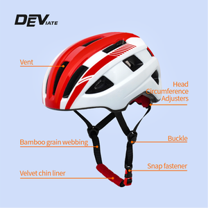 공장 도매 성인 자전거 헬멧 마운틴 레드 스쿠터 사이클링 자전거 롤러 스케이트 스포츠 자전거 헬멧 - Product Image 4