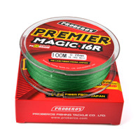 Haute qualité 16 brins PE tressé japon ligne de pêche 20LBS-120LBS Super fort 5 Options de couleur usine en gros pour le lac
