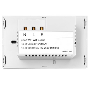 Vietnam Tailandia Especificación Panel de vidrio 15A Graffiti Zigbee Smart Socket con función de medidor de potencia - Product Image 4