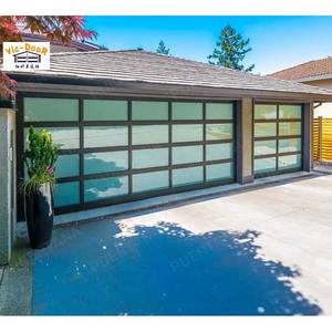 Puerta de Garaje de Vidrio Laminado de Doble Panel, Tintado, Opaco, Privacidad China, Vidrio Esmerilado, 16*7 16/7 con Vidrio Resistente a Impactos - Product Image 1