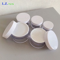 Bocal à Crème en Plastique Rond avec Couvercle Blanc, Fond Épais en PET, Différentes Tailles (1oz, 1.76oz, 3.53oz, 5.29oz, 7oz, 8.8oz) – Pots à Gommage Corporel et Beurre Corporel Personnalisables en Stock