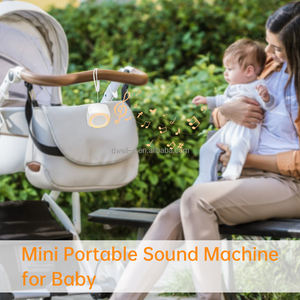 Bebek beyaz gürültü makinesi taşınabilir uyku yardım gece lambası ses makinesi için özel uyku cihazı bebek yürüyor çocuk - Product Image 3