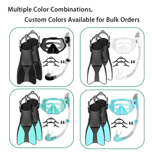 Novidade: Conjunto Profissional com Máscara de Mergulho Panorâmica de Ampla Visão, Seca e Anti-Embaçante, com Snorkel e Nadadeiras - Product Image 5