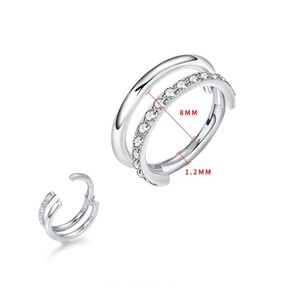Anillos de <span class=keywords><strong>Nariz</strong></span> Dobles Gaby en Oferta, Anillos de <span class=keywords><strong>Nariz</strong></span> de Titanio Sexys para Mujer, Anillos de <span class=keywords><strong>Nariz</strong></span> al por Mayor, Joyería para <span class=keywords><strong>Piercing</strong></span> - Product Image 5