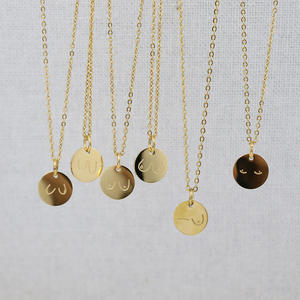 Collar Personalizado <span class=keywords><strong>de</strong></span> Concientización sobre el Cáncer <span class=keywords><strong>de</strong></span> Mama, Collar <span class=keywords><strong>de</strong></span> <span class=keywords><strong>Lactancia</strong></span>, Simple, <span class=keywords><strong>de</strong></span> Acero Inoxidable, con Colgante <span class=keywords><strong>de</strong></span> Disco con Grabado <span class=keywords><strong>de</strong></span> Senos, para Mujer - Product Image 5