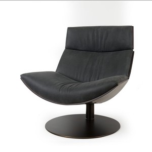 Sillón reclinable para oficina en casa, ocio, chapa de nogal laminada, carcasa de cuero de lujo, comodidad, silla Marc Sadler <span class=keywords><strong>Desiree</strong></span> Kara - Product Image 4