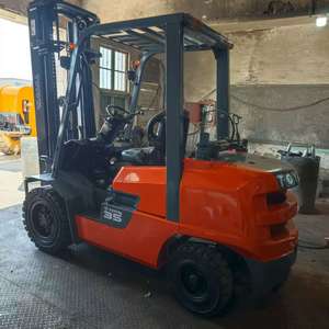High quality Toyota <b>forklift</b> ZN 3.5tons three-section mast solid tire seat type for indoor use - Product Image 3