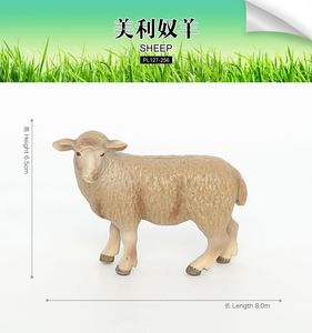 Figurines de ferme éducatives de haute qualité, mouton, alpaga, zoo, modèle de statue, jouets animaux, mouton solide en PVC, modèle statique - Product Image 6