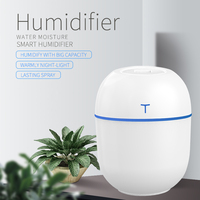 Humidificateur portable 220 ml à logo personnalisé, mini diffuseur d'aromathérapie à brume froide, humidificateur d'air intelligent pour la maison et le bureau, mini humidificateur d'air pour hôtel