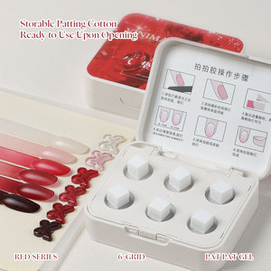 Vinimay Paleta de Gel Pat Pat de Múltiples Estilos, Libre de HEMA y TPO, Gel de <span class=keywords><strong>Uñas</strong></span> Ombre Pat Personalizado con Etiqueta Privada y Nuevo Empaque - Product Image 6