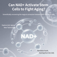Crème Visage Réparatrice Anti-âge à base de Peptides EGf NAD+ et NMN, Précurseur de Nicotinamide Boostant NAD Plus